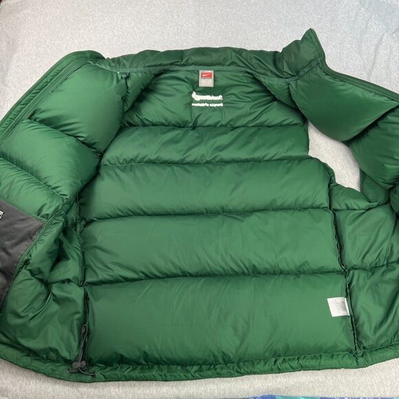 Vintage Nike Down Green Puffer Vest Men's Size XXL IIHC Canada Saskatchewan - Picture 6 of 12